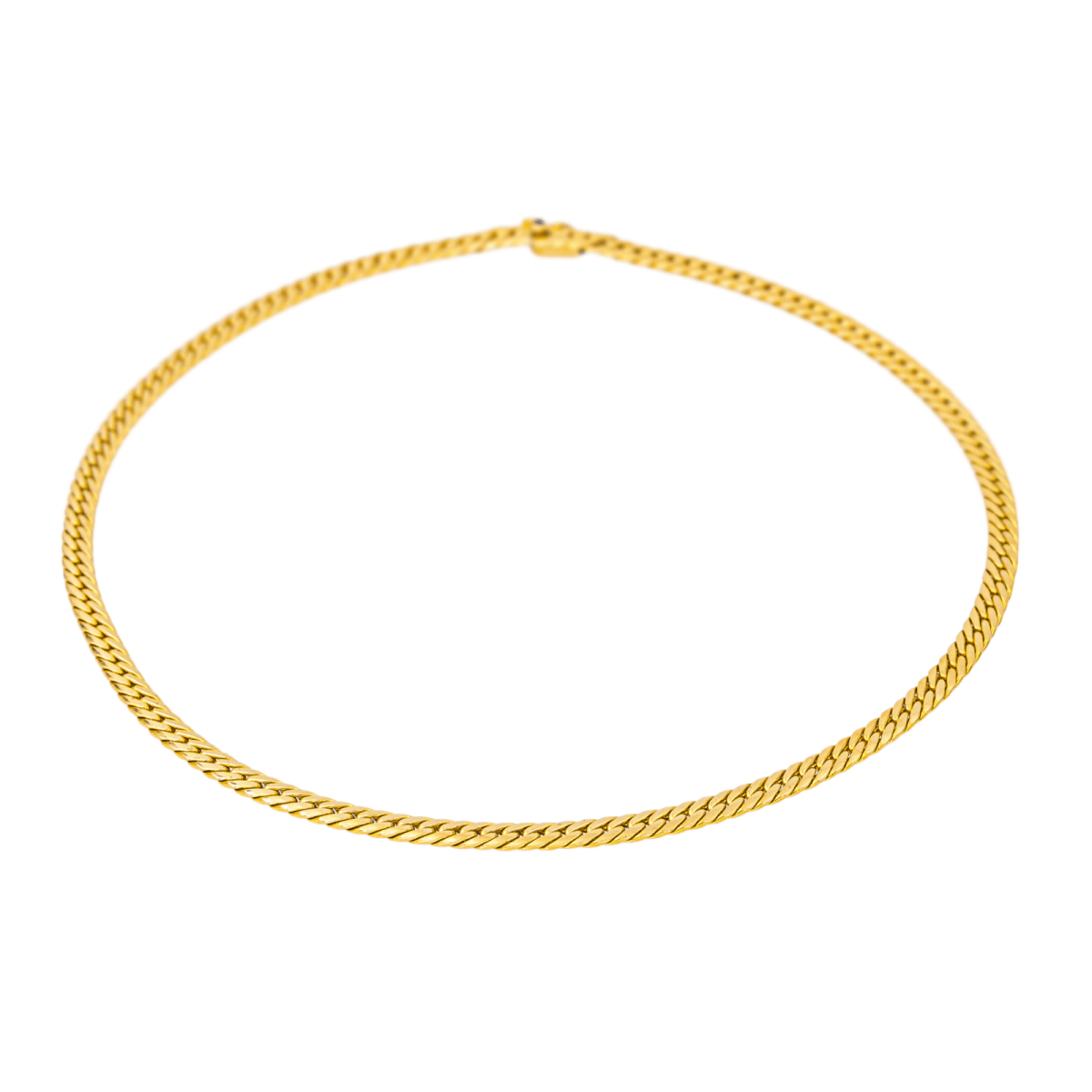 Collier Maille CAPLAIN PARIS en or jaune et saphir - Castafiore