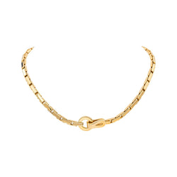 Collier Maille CARTIER "Agrafe" en or jaune - Castafiore