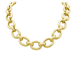 Collier Maille CARTIER "Baignoire" en or jaune - Castafiore