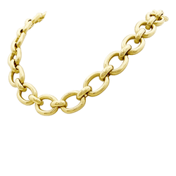 Collier Maille CARTIER "Baignoire" en or jaune - Castafiore