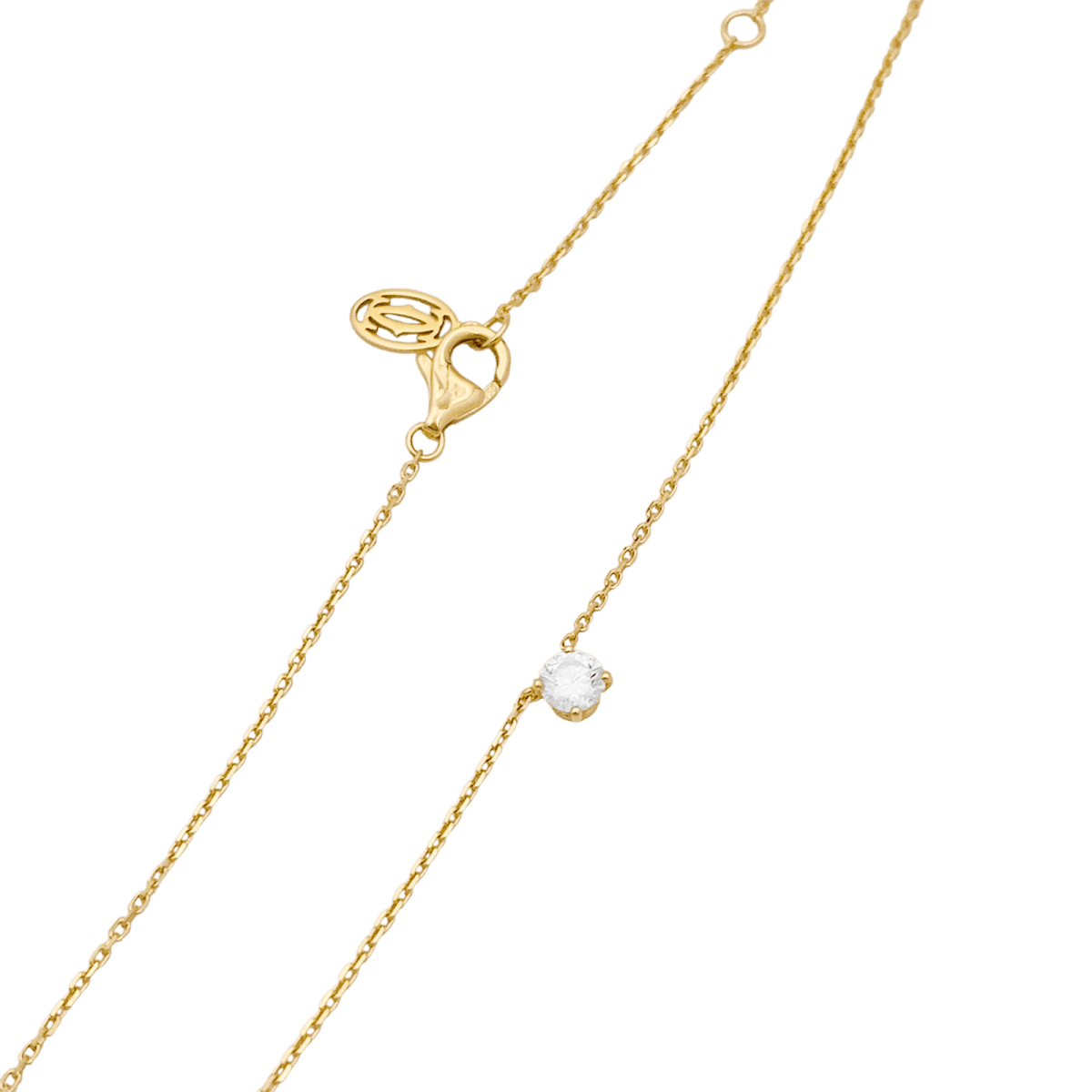 Collier Maille CARTIER en or jaune et diamant - Castafiore