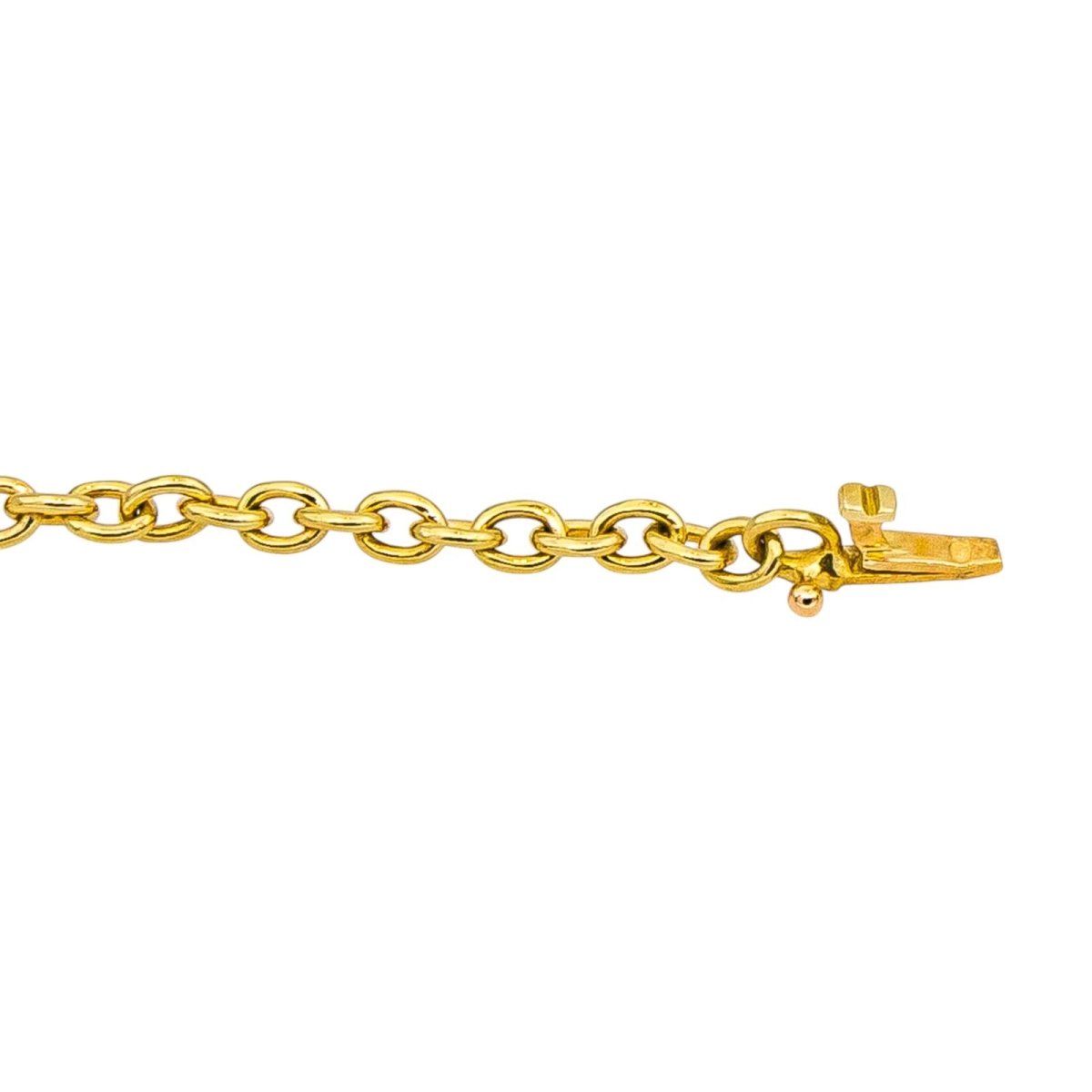 Collier Maille CARTIER "Étrier" en or jaune et or blanc - Castafiore