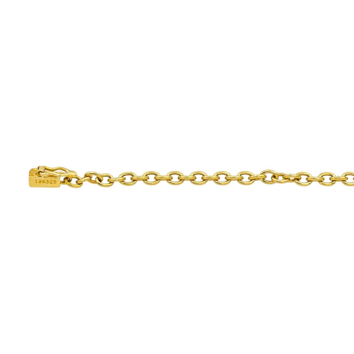 Collier Maille CARTIER "Étrier" en or jaune et or blanc - Castafiore