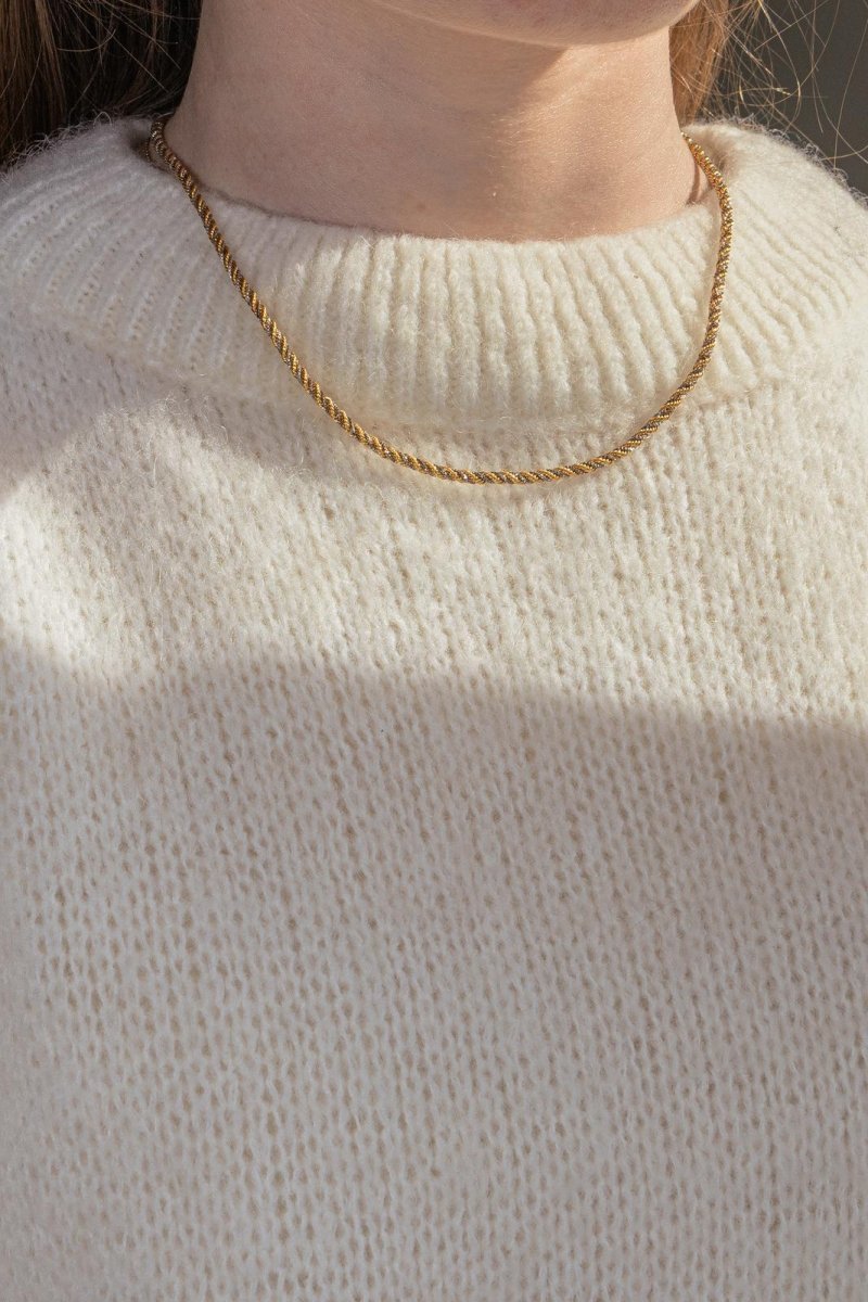 Collier Maille corde Or jaune - Castafiore