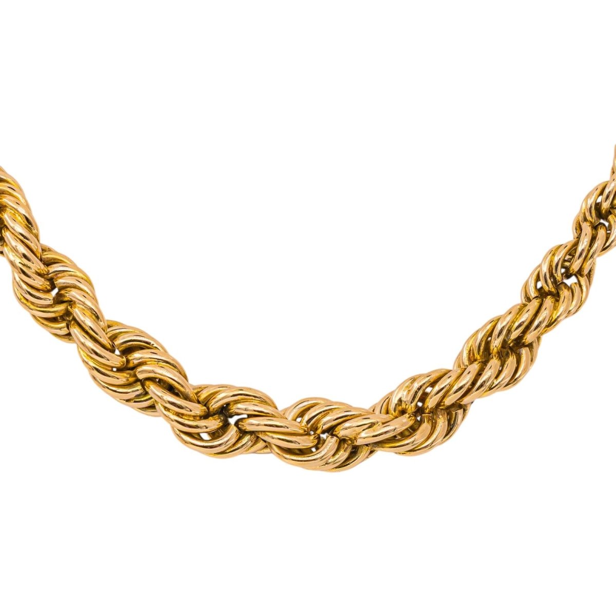 Collier Maille corde Or rose - Castafiore