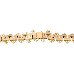 Collier maille de grecques Or rose - Castafiore