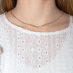 Collier Maille DINH VAN en or jaune et diamants - Castafiore