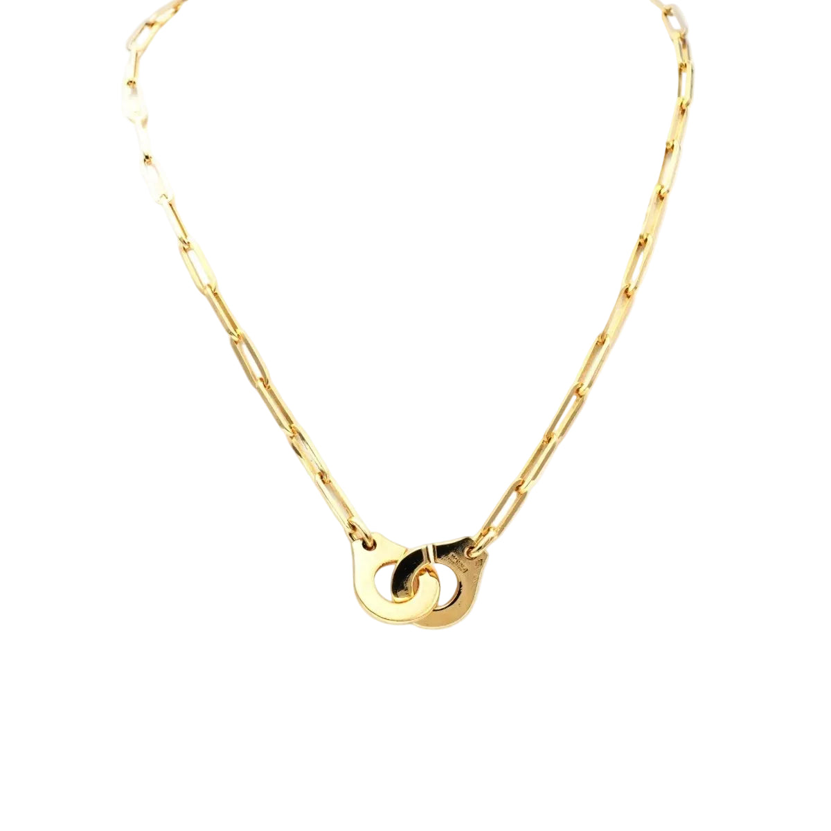 Collier Maille DINH VAN "Menottes" XL en or jaune - Castafiore