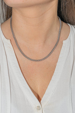 Collier Maille en Or blanc - Castafiore