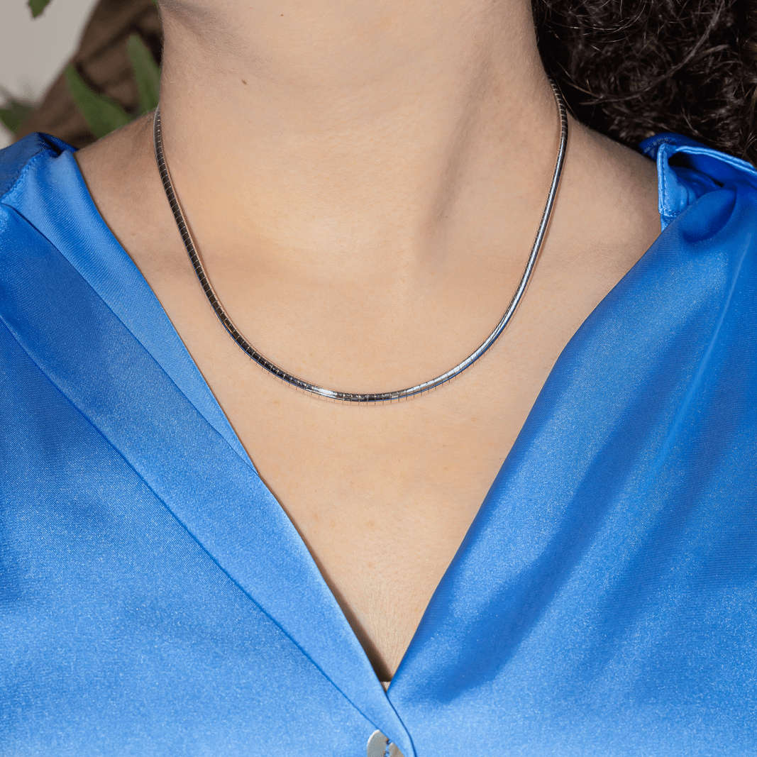 Collier Maille en or blanc - Castafiore