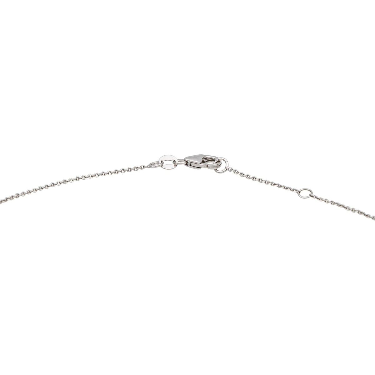 Collier Maille en or blanc, émeraude et diamants - Castafiore