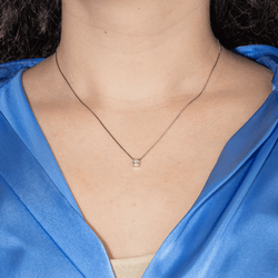 Collier Maille en or blanc et diamant - Castafiore