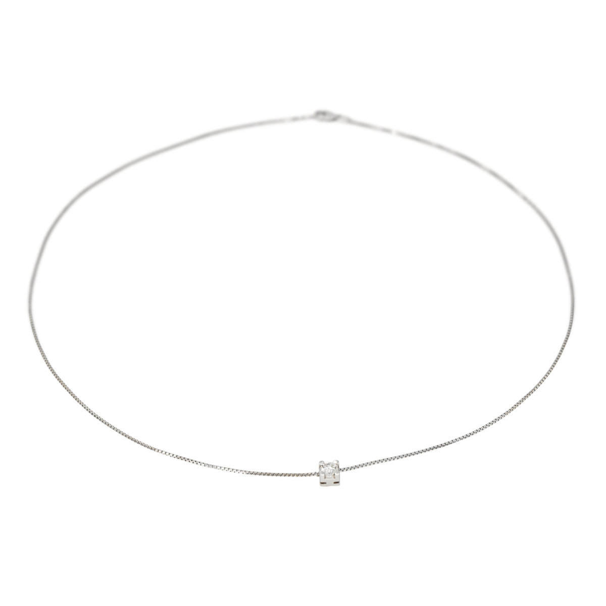 Collier Maille en or blanc et diamant - Castafiore