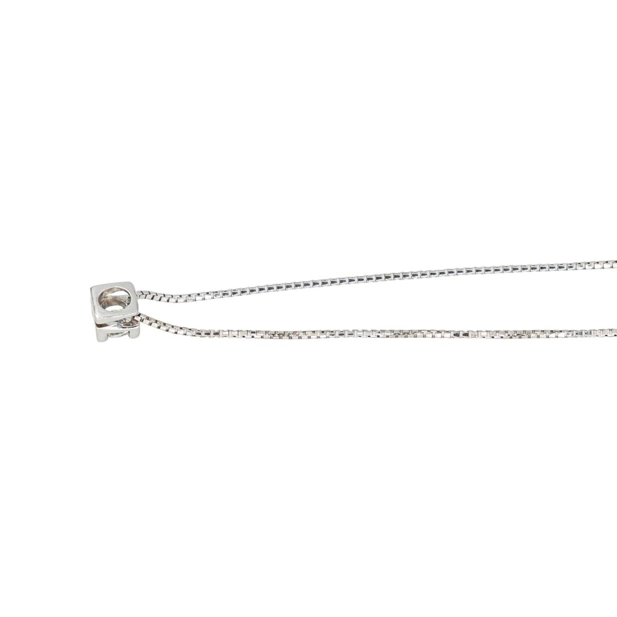 Collier Maille en or blanc et diamant - Castafiore
