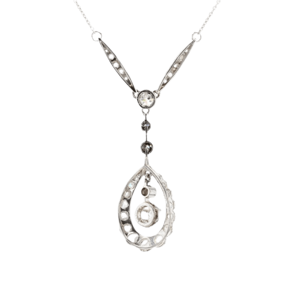 Collier Maille en or blanc, platine et diamants - Castafiore