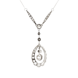 Collier Maille en or blanc, platine et diamants - Castafiore