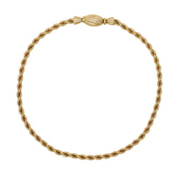 Necklace retro twists and candy clasp