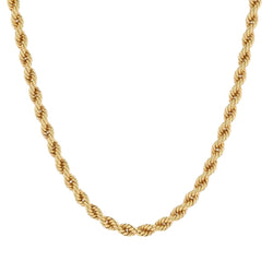 Necklace retro twists and candy clasp