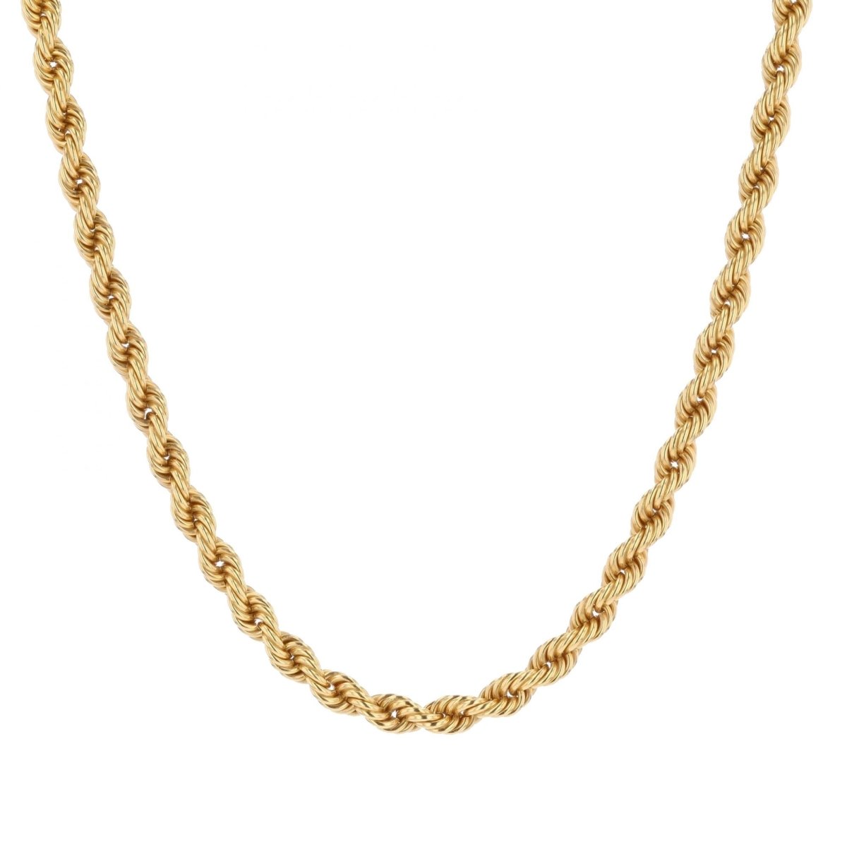 Necklace retro twists and candy clasp