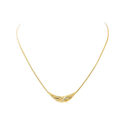 Collier Maille en or jaune et diamants - Castafiore