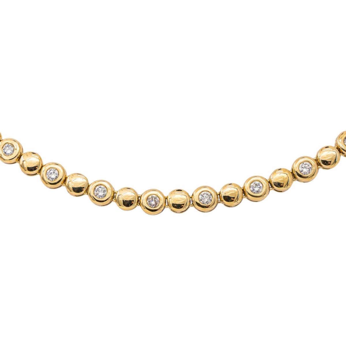 Collier Maille en or jaune et diamants - Castafiore