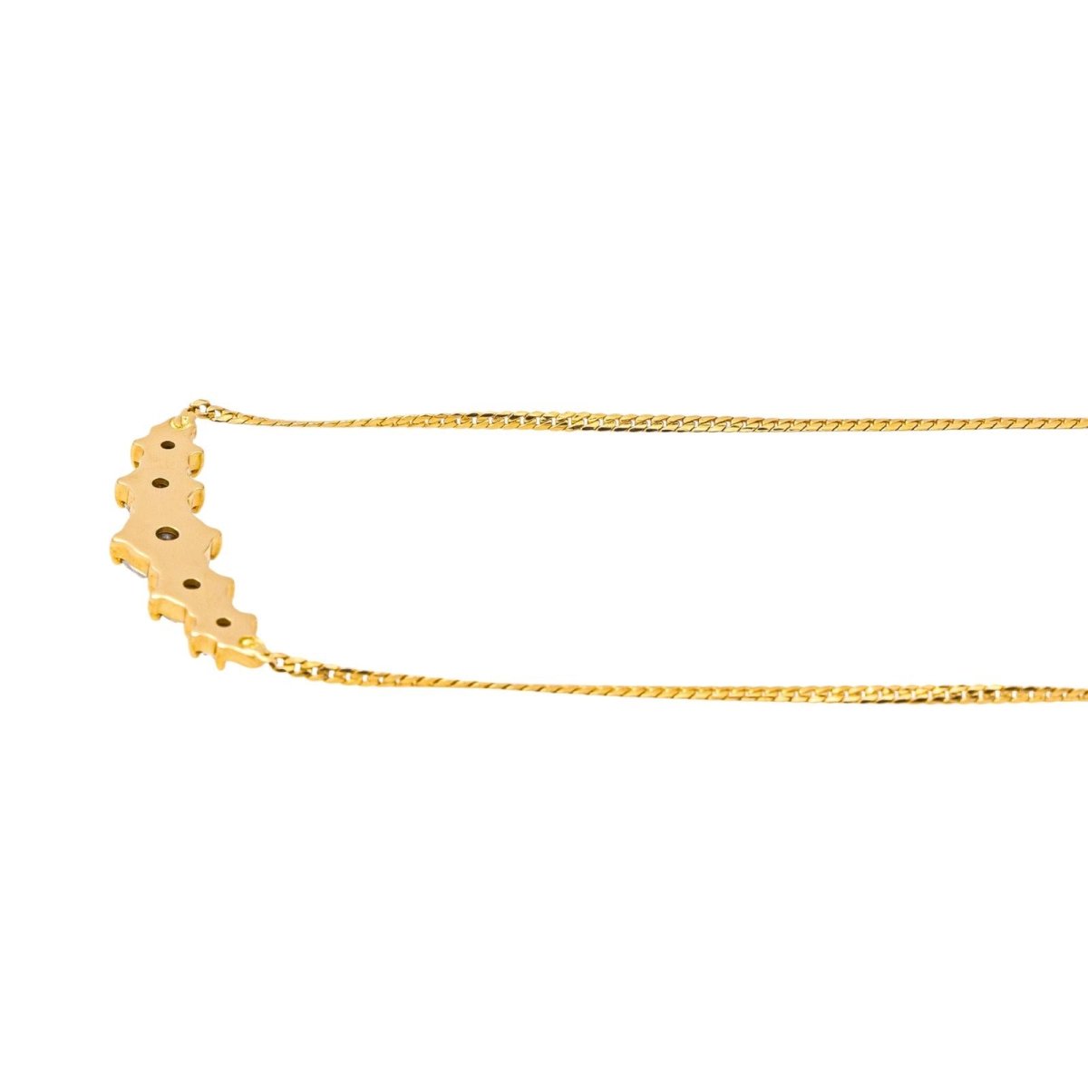Collier Maille en or jaune et diamants - Castafiore