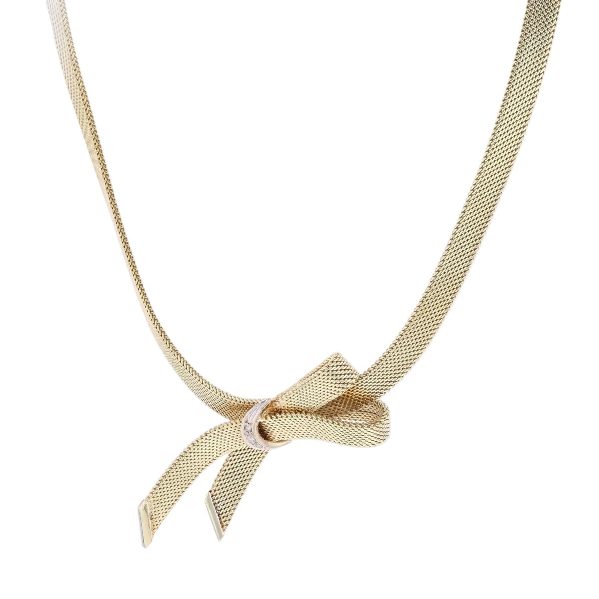 Collier Maille en or jaune et diamants - Castafiore