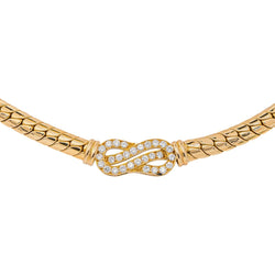 Collier Maille en or jaune et diamants - Castafiore