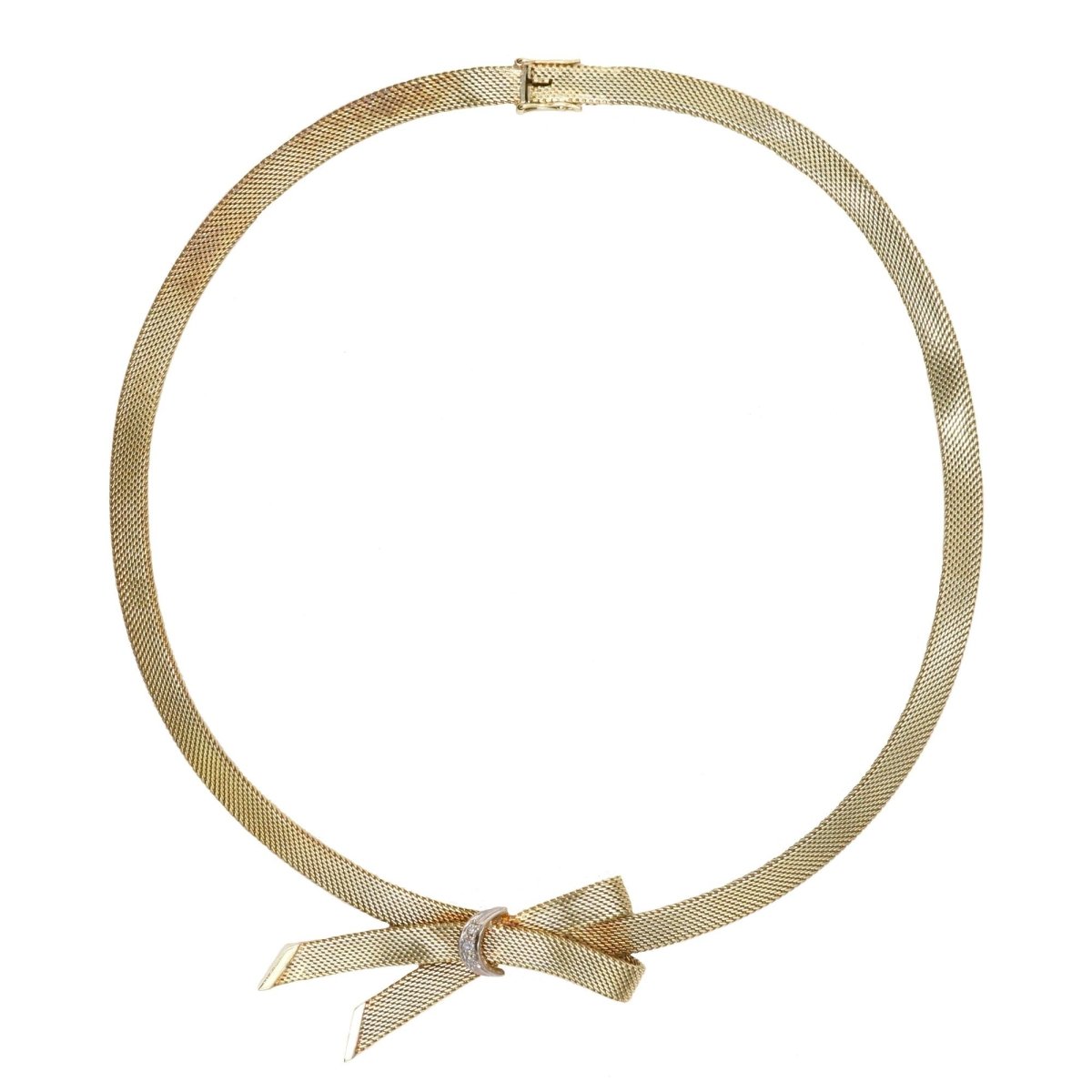 Collier Maille en or jaune et diamants - Castafiore