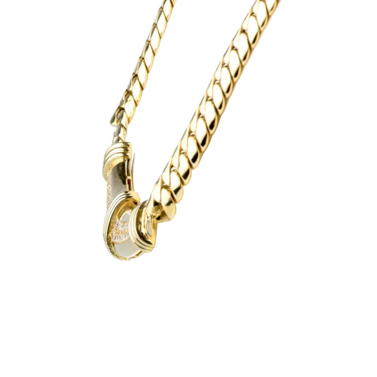 Collier Maille en or jaune et diamants - Castafiore