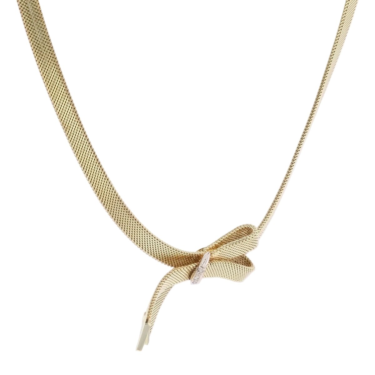 Collier Maille en or jaune et diamants - Castafiore