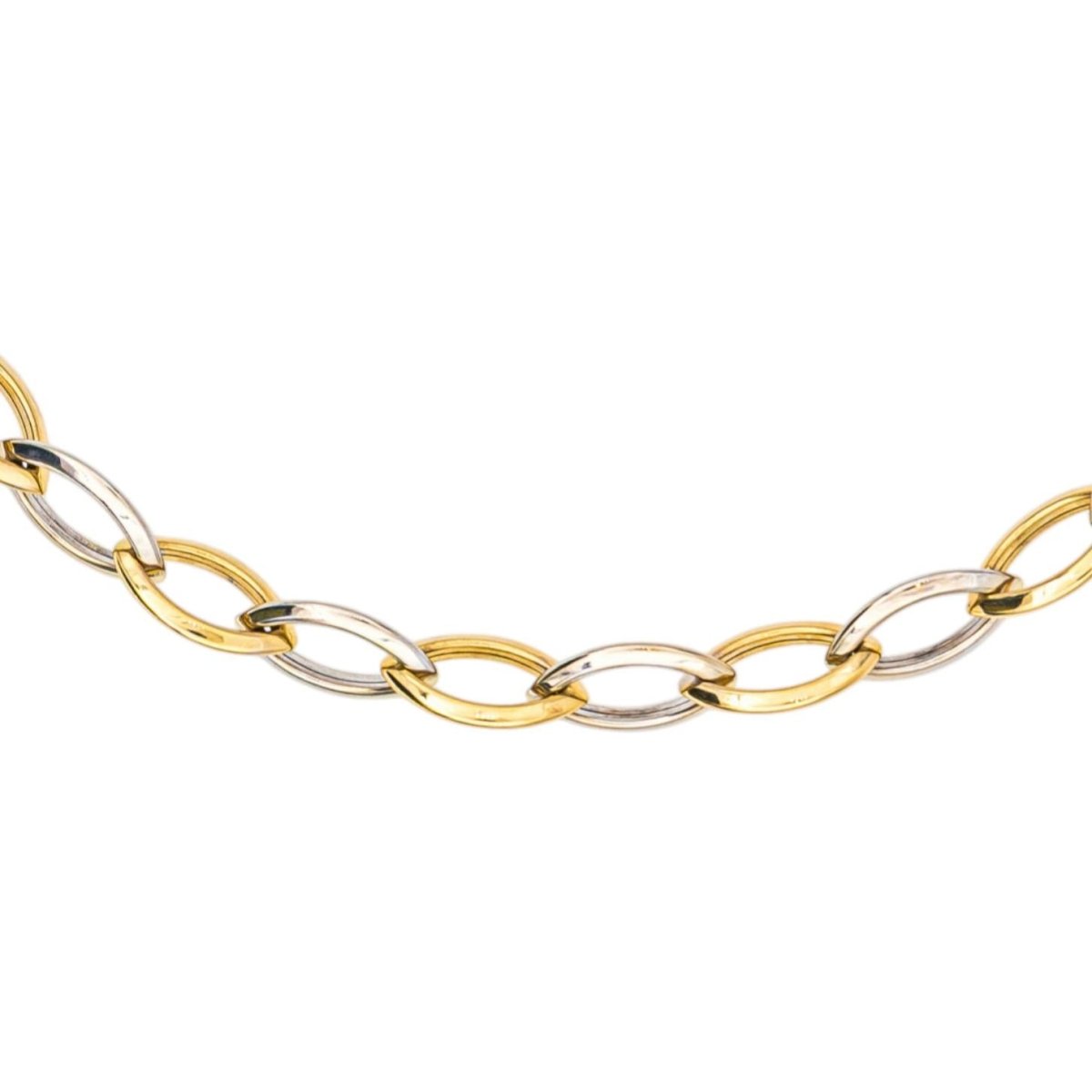 Collier Maille en or jaune et or blanc - Castafiore