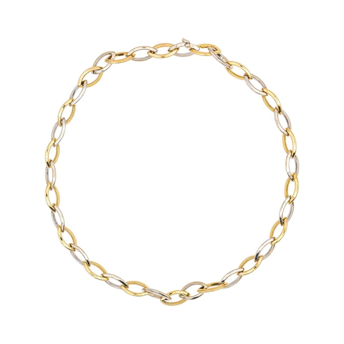 Collier Maille en or jaune et or blanc - Castafiore