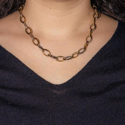 Collier Maille en or jaune et or blanc - Castafiore