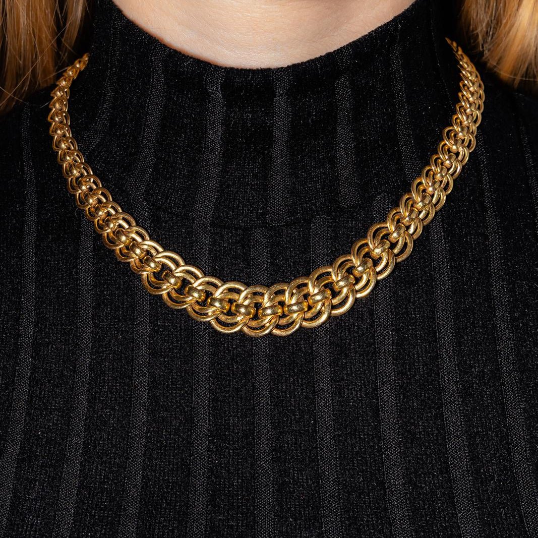 Collier Maille en or jaune et or rose - Castafiore