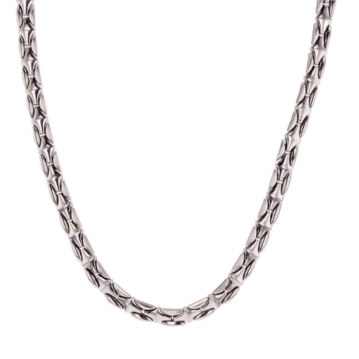 Collier CHIMENTO Maille biface en or jaune, or blanc et diamant