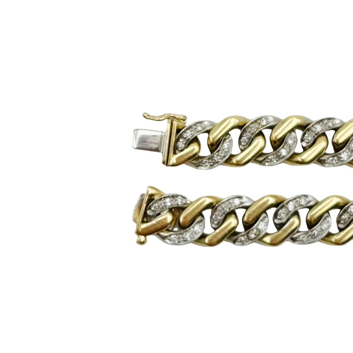 Collier Maille en or jaune, or blanc et diamants - Castafiore