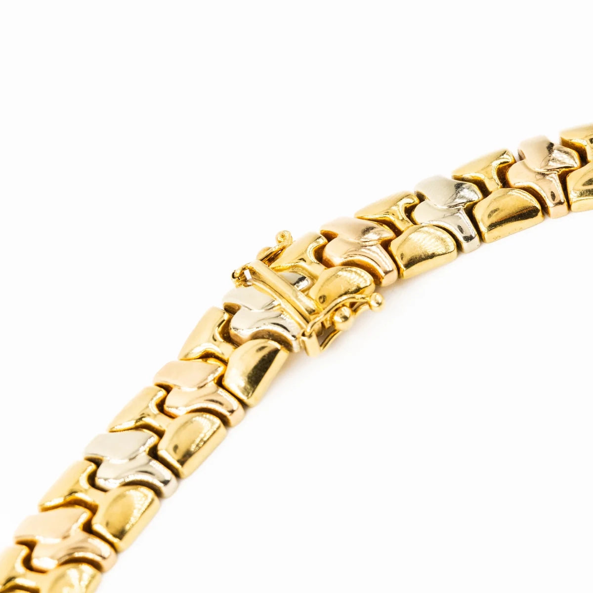 Collier Maille en or jaune, or blanc et or rose - Castafiore