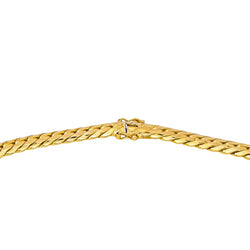 Collier Maille en or jaune, saphir et diamants - Castafiore