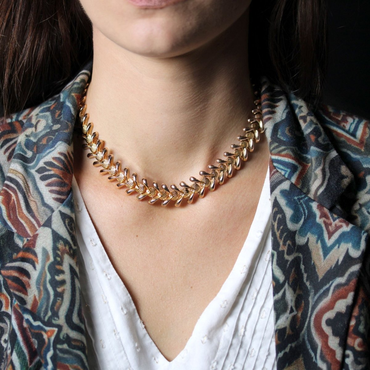 Collier Maille en or rose - Castafiore