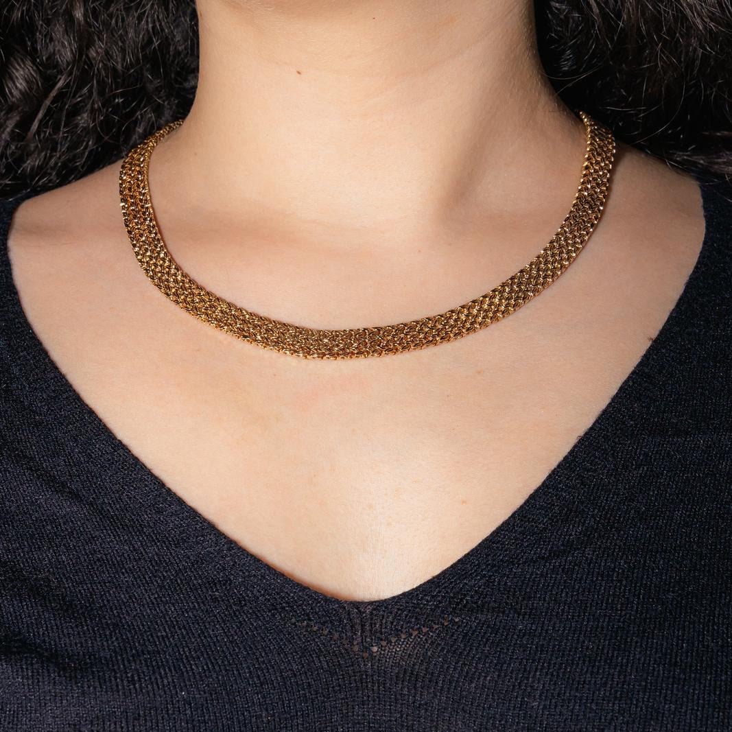 Collier Maille en or rose - Castafiore