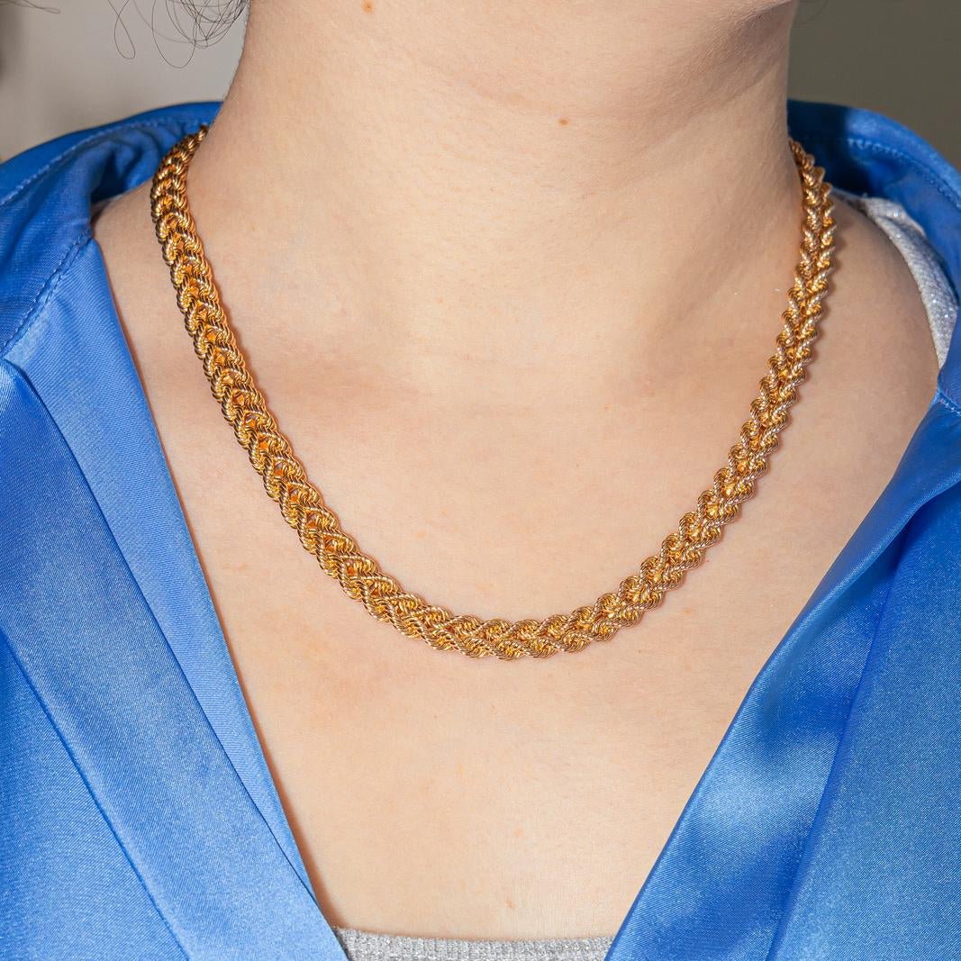 Collier Maille en or rose - Castafiore