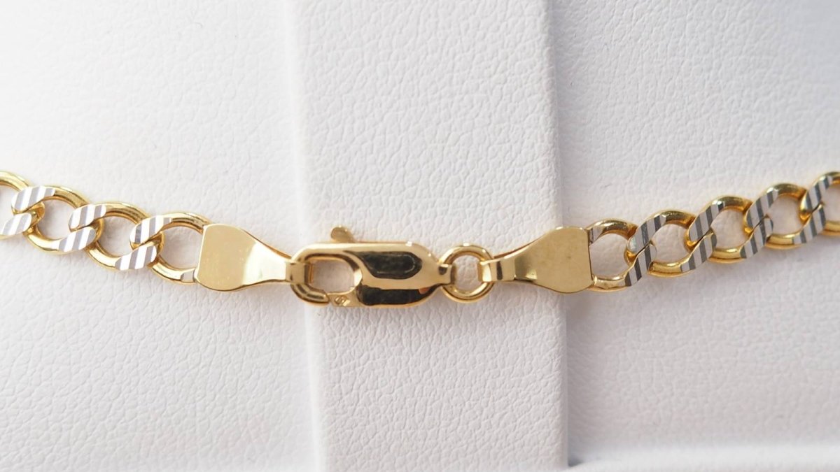 Collier maille fantaisie en or jaune - Castafiore