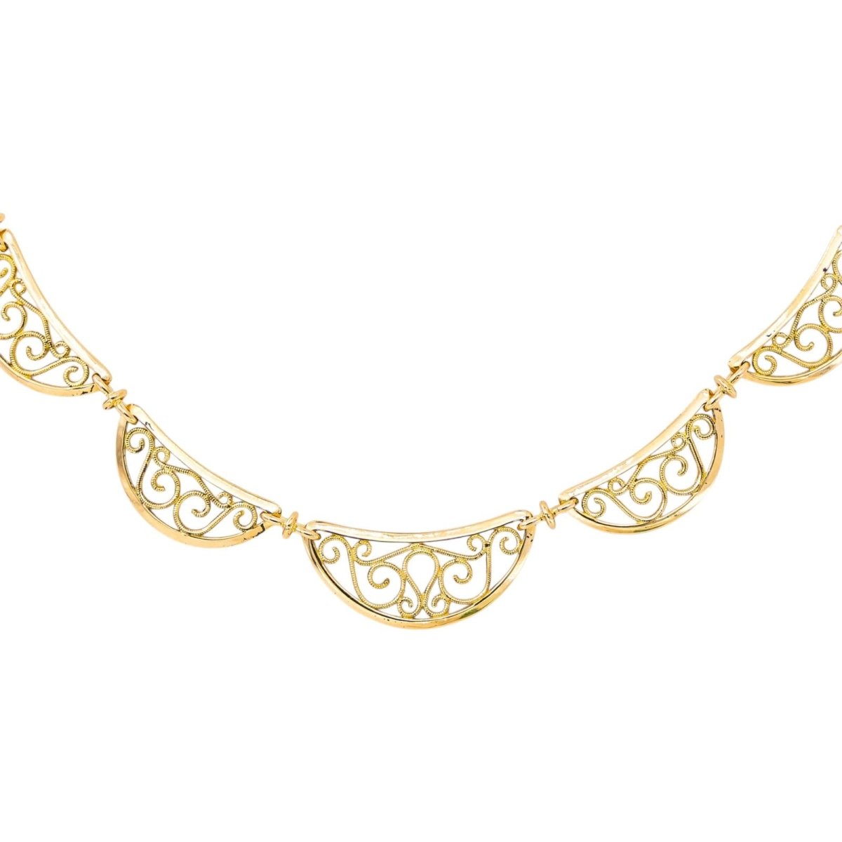 Collier Maille filigrane Or jaune - Castafiore