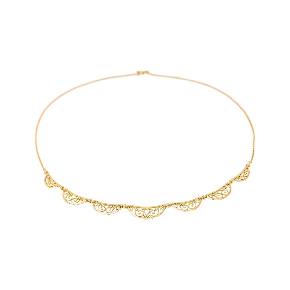 Collier Maille filigrane Or jaune - Castafiore