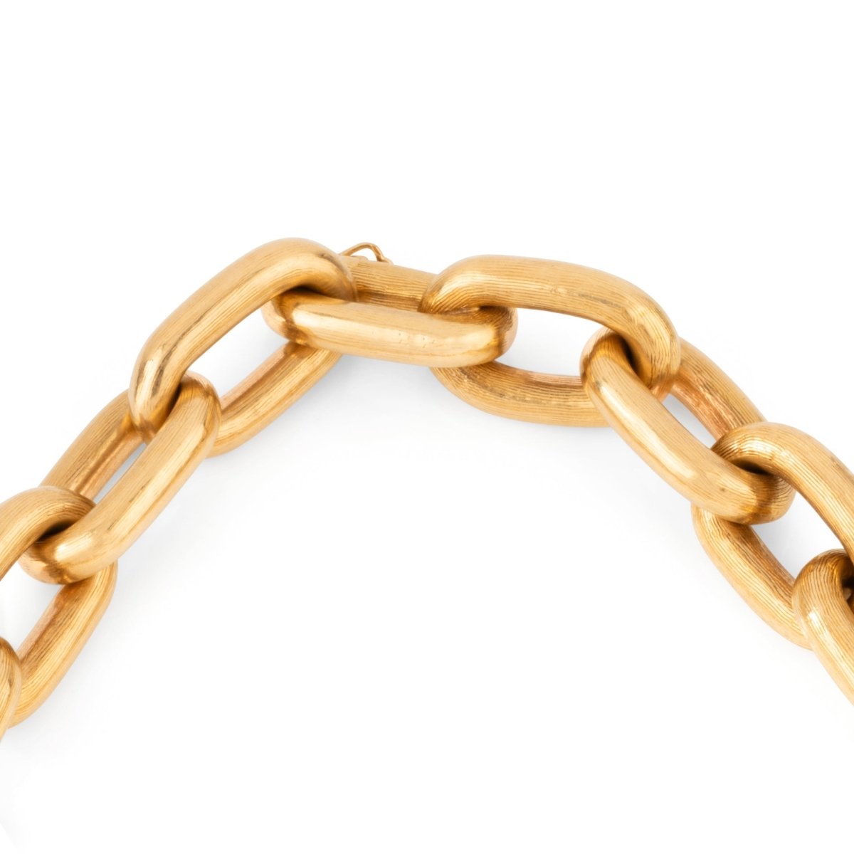 Collier Maille forçat en or jaune - Castafiore