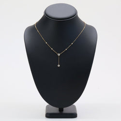 Collier maille forçat en or jaune et diamants - Castafiore