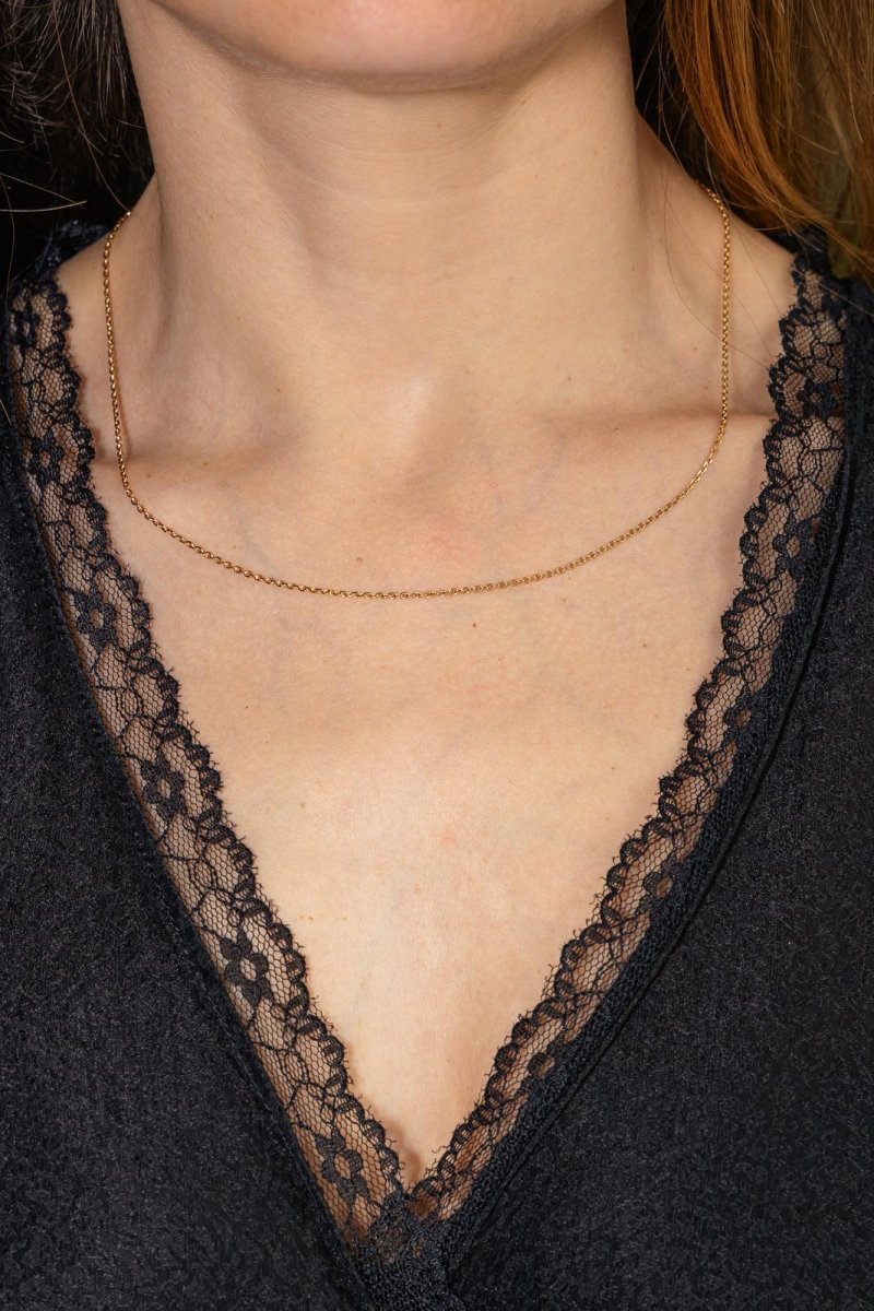 Collier Maille forçat Or jaune - Castafiore