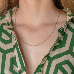 Collier Maille forçat Or jaune - Castafiore