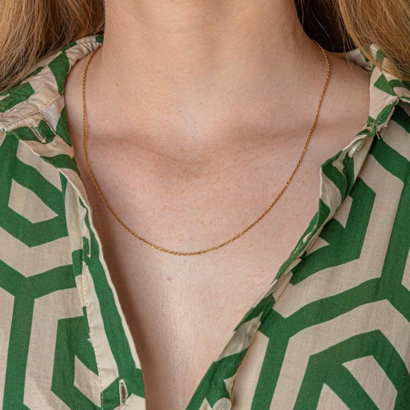 Collier Maille forçat Or jaune - Castafiore